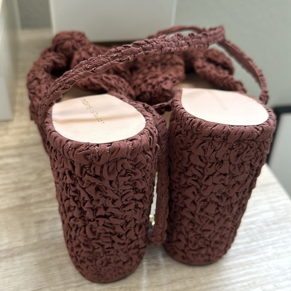 Loeffler Randall Roz Knot Ankle Strap Platform Sandal - Picture 8 of 8